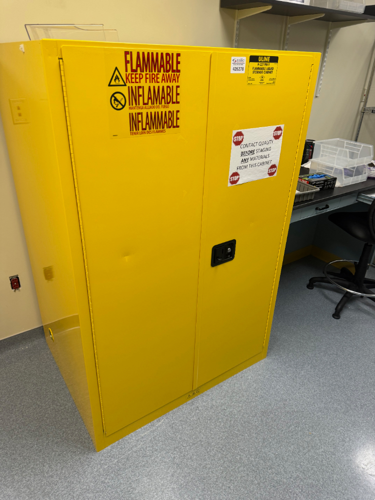 Image of ULINE 90 Gallon Flammable Liquid Storage Cabinet